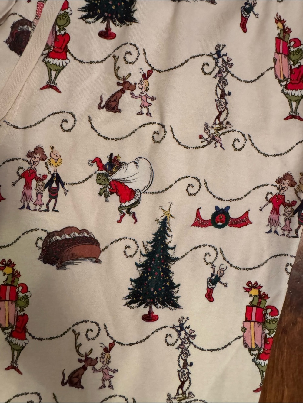 Hanna Anderson Adult Unisex The Grinch XMAS Pajama Lounge Pants Dr Seuss NWOT - Picture 2 of 6
